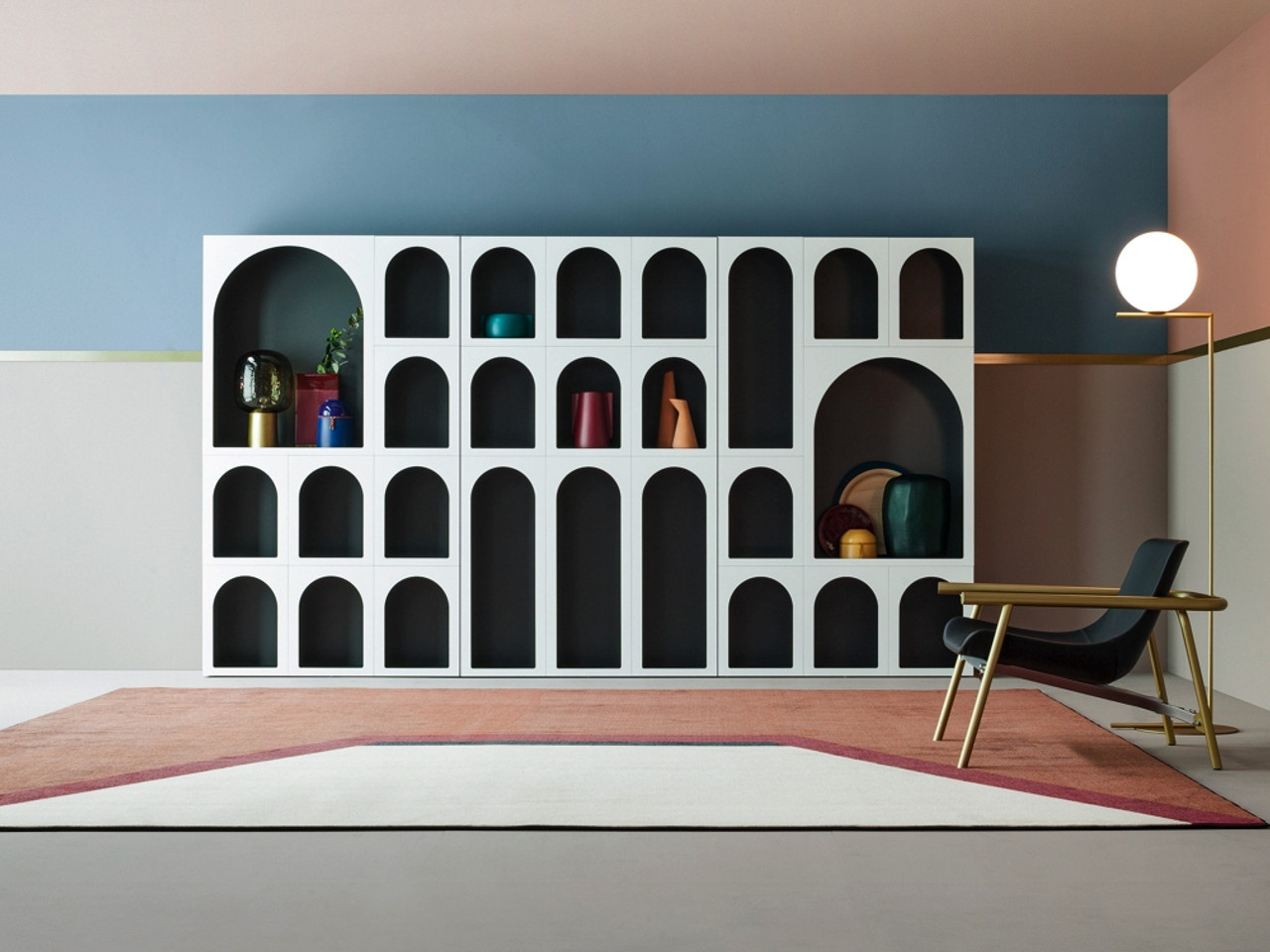 Cabinet de Curiosité Library, 120x206 cm, Bonaldo