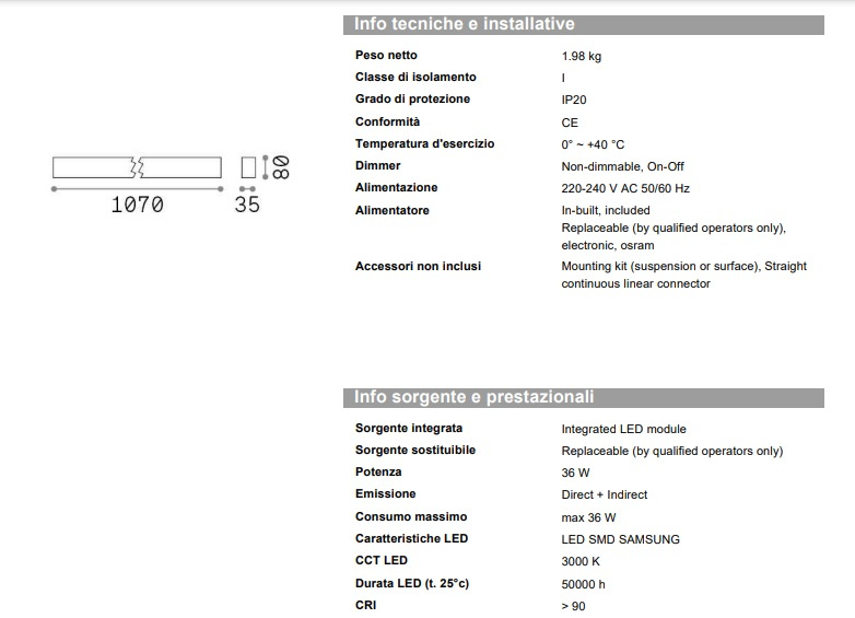 Hängande lampa Steel Accent 3000K, Ideal Lux-267142