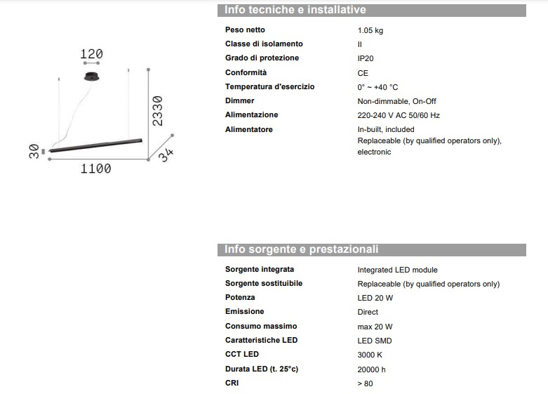 Taklampa V-line sp, svart, Ideal Lux-275376