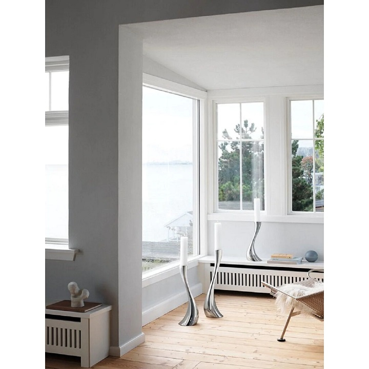 Georg Jensen Cobra Floor ljusstake, Large - 3586633