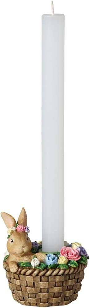 Ljusstake, Spring Fantasy, kanin i korgen, Villeroy&Boch-3593890033