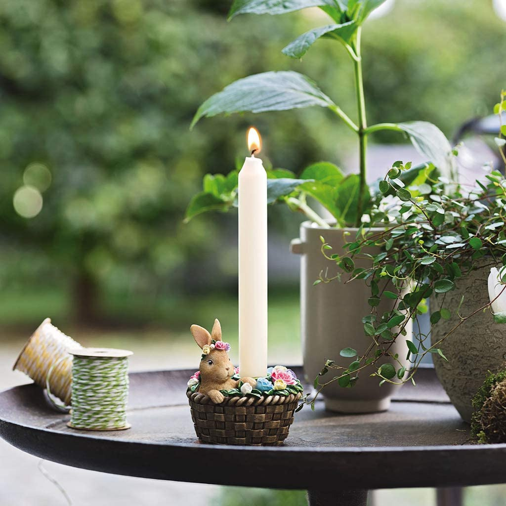 Ljusstake, Spring Fantasy, kanin i korgen, Villeroy&Boch-3593890033