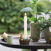 Ljusstake, Spring Fantasy, kanin i korgen, Villeroy&Boch-3593890033 Ljusstake, Spring Fantasy, kanin i korgen, Villeroy&Boch-3593890033