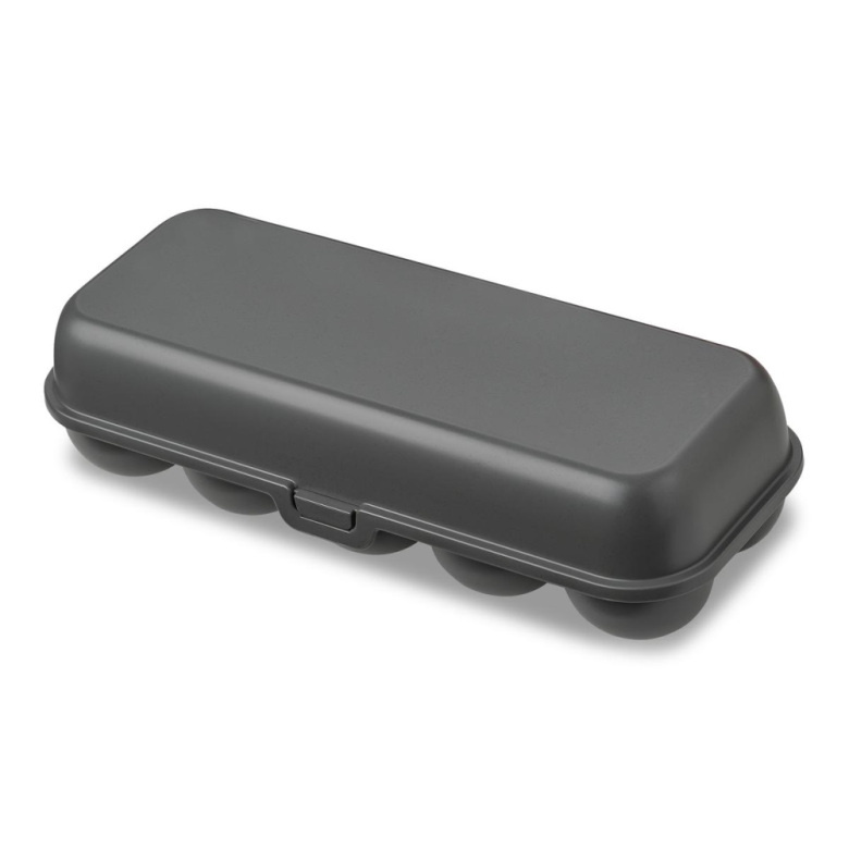 Koziol Eggs To Go Äggkartong för 10 ägg Mörkgrå, 7179701