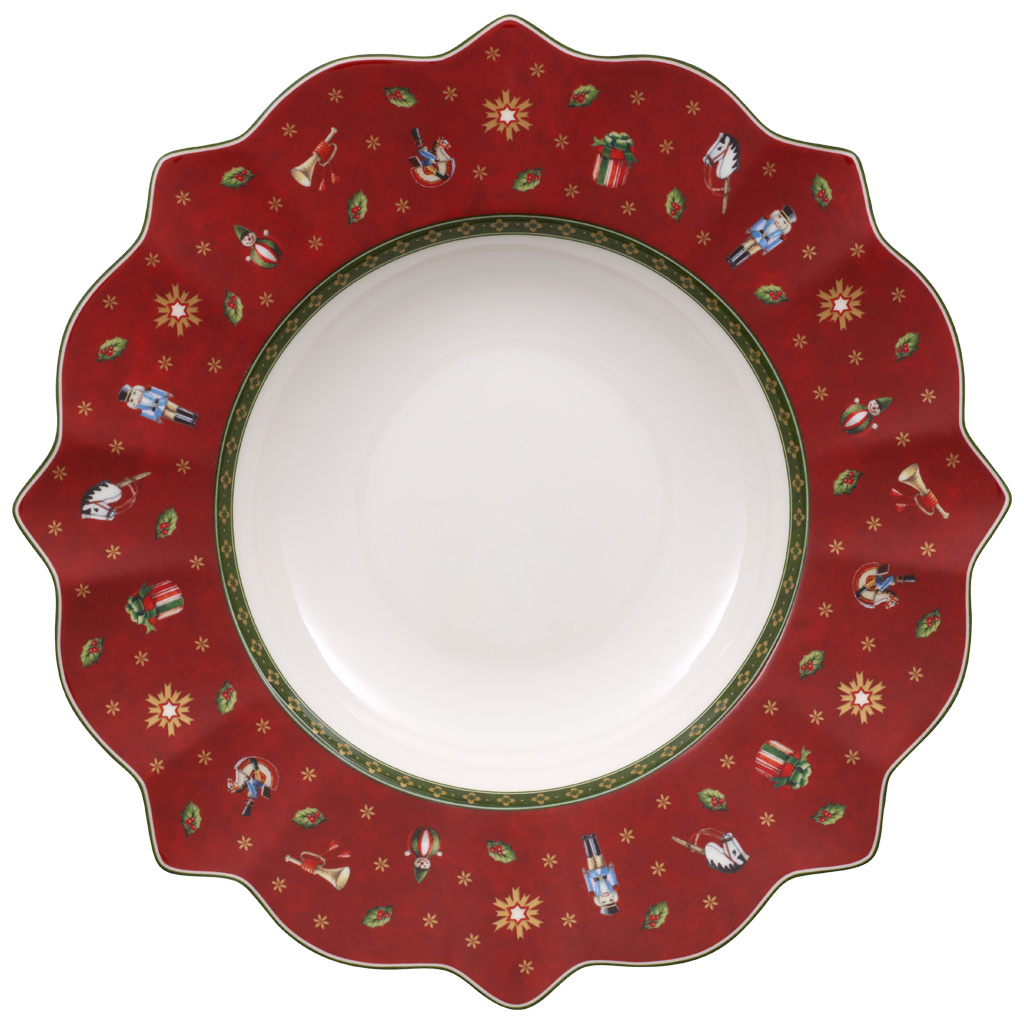 Toy's Delight djup tallrik, röd,26 cm, Villeroy&Boch-1485852700