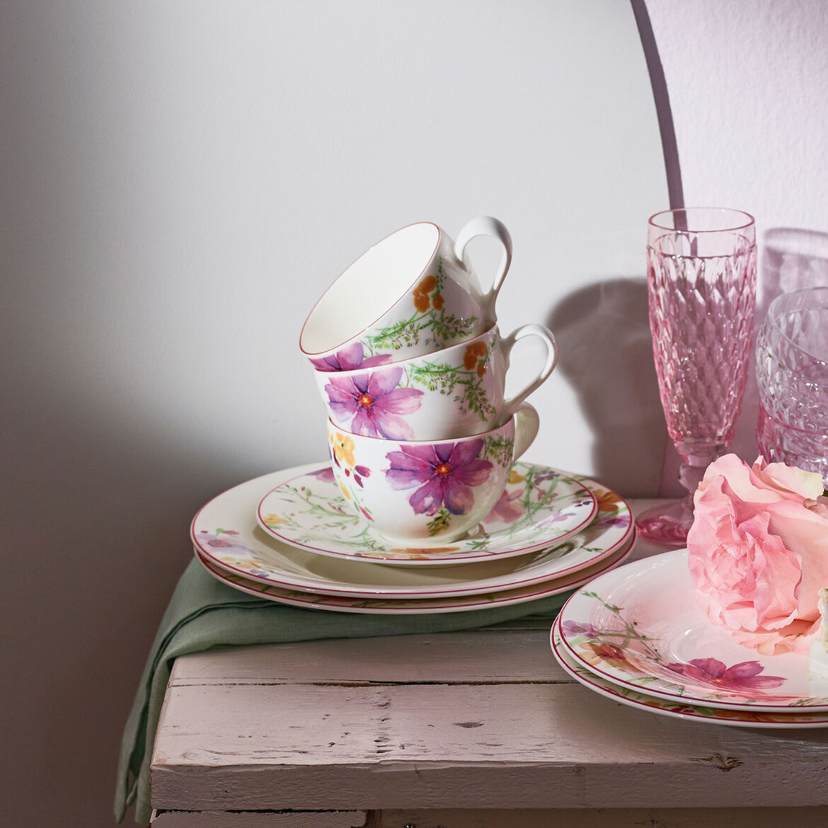 Frukostkopp Mariefleur Basic 0.39 l-Villeroy and Boch, 1041001240