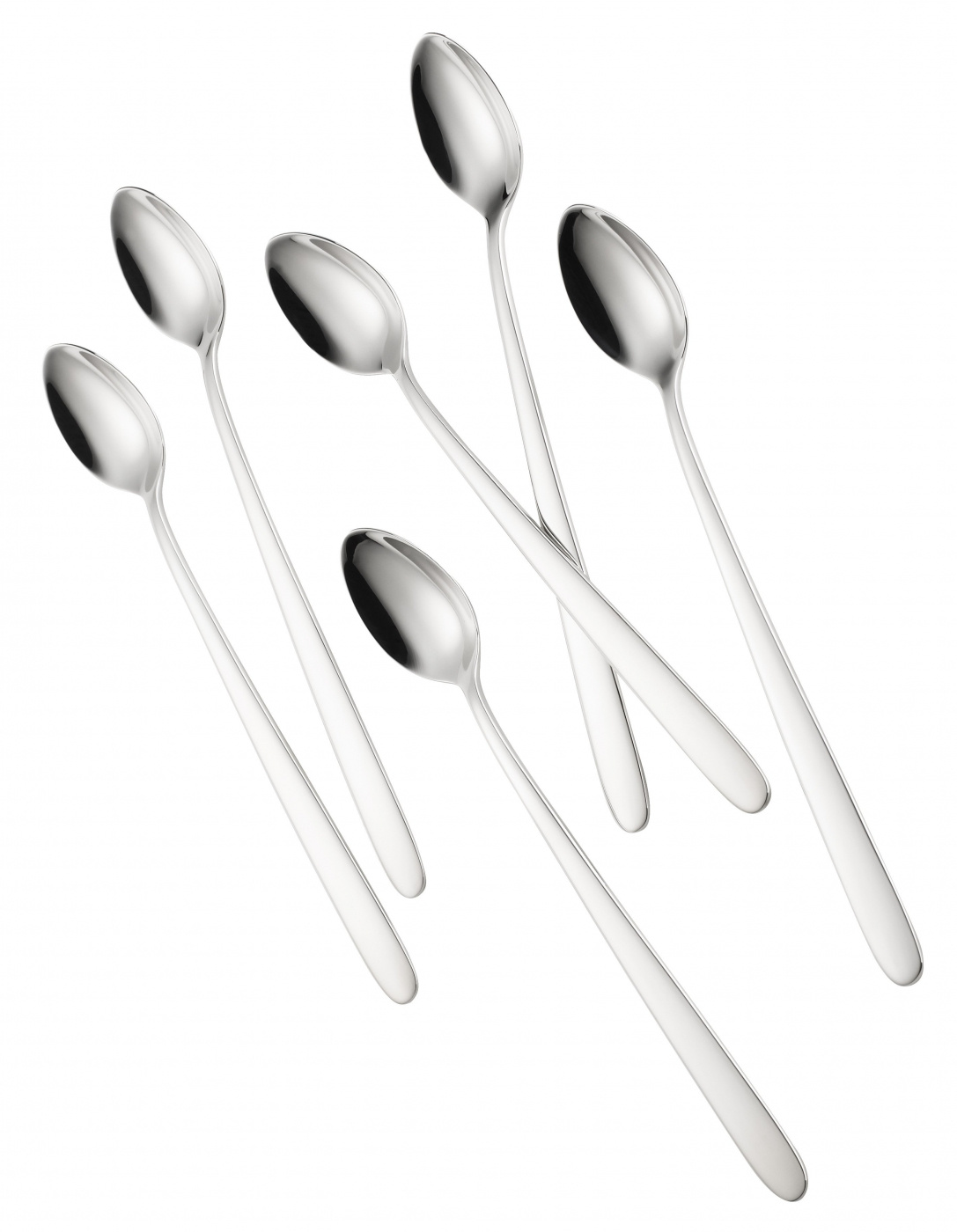 Set med 6 teskedar för latte macchiatto Daily Line Longdrink, 20 cm-200050