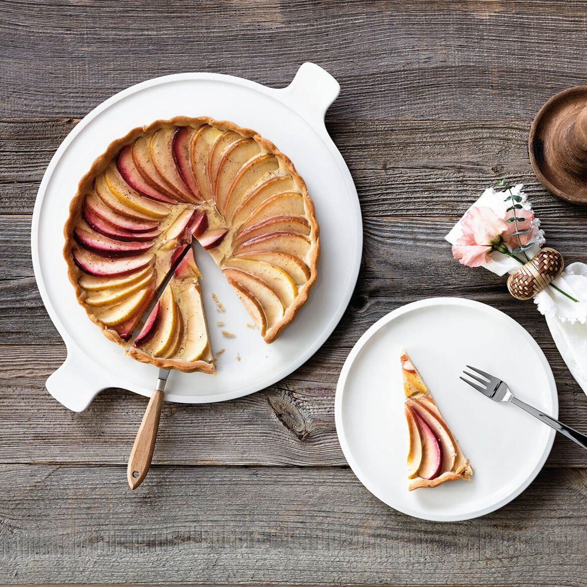 Rund tallrik med handtag för servering av Artesano Original - Villeroy&Boch-244979