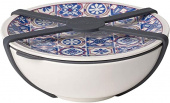 Villeroy & Boch To Go Indigo-skål M, premium porslin/silikon, 350 ml-338951 Villeroy & Boch To Go Indigo-skål M, premium porslin/silikon, 350 ml-338951