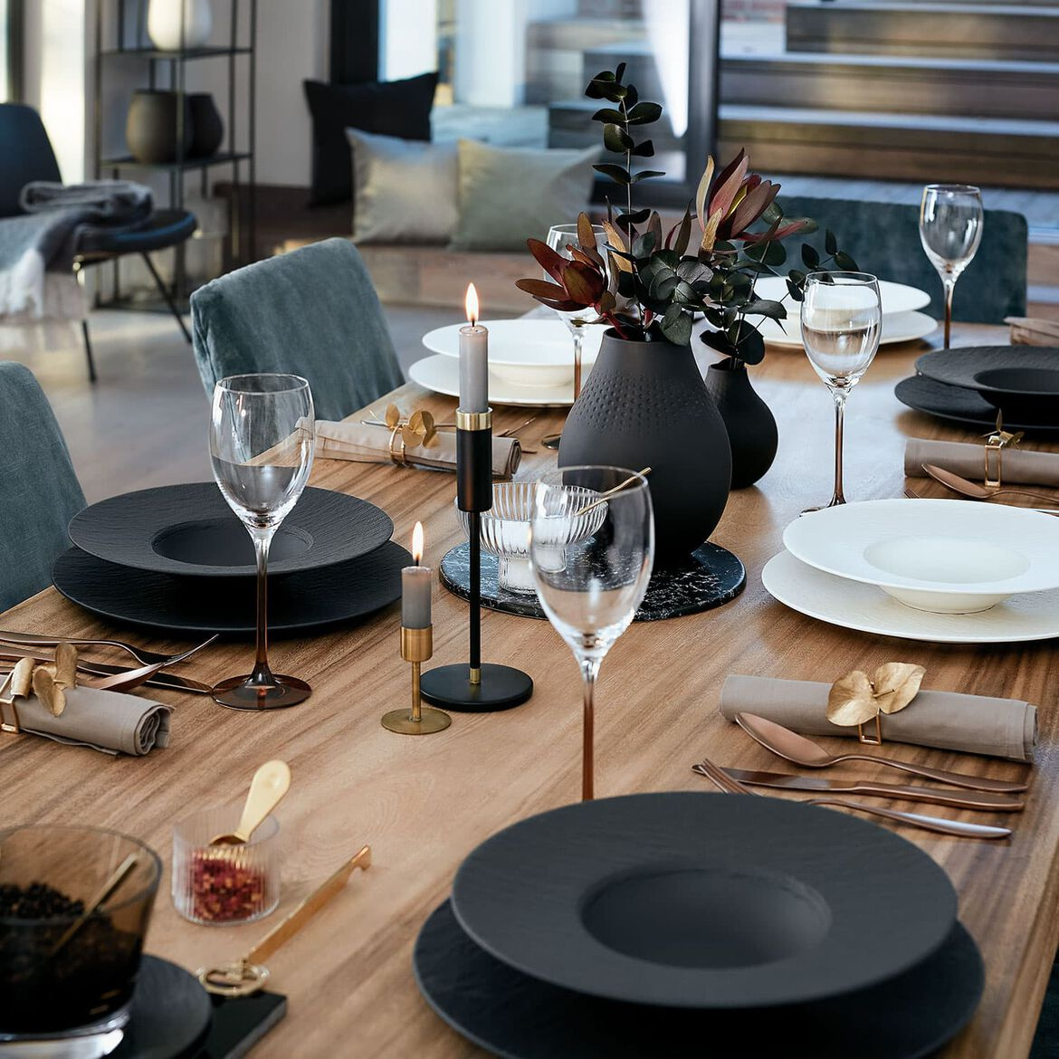 Tallrik Manufacture Rock 27 cm, Villeroy&Boch - 354951