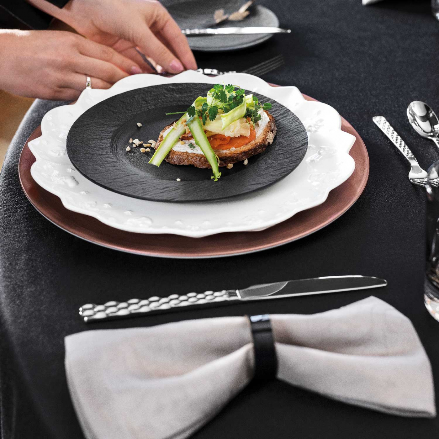 Manufacture Rock Frukosttallrik, 22 cm, Villeroy&Boch-354968