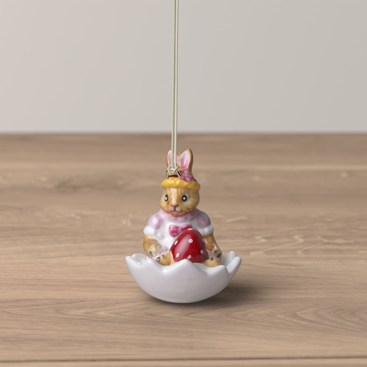 Villeroy & Boch Bunny Tales Ornament Kanin Anna i Ägg - Hängare 5 cm-1486626852