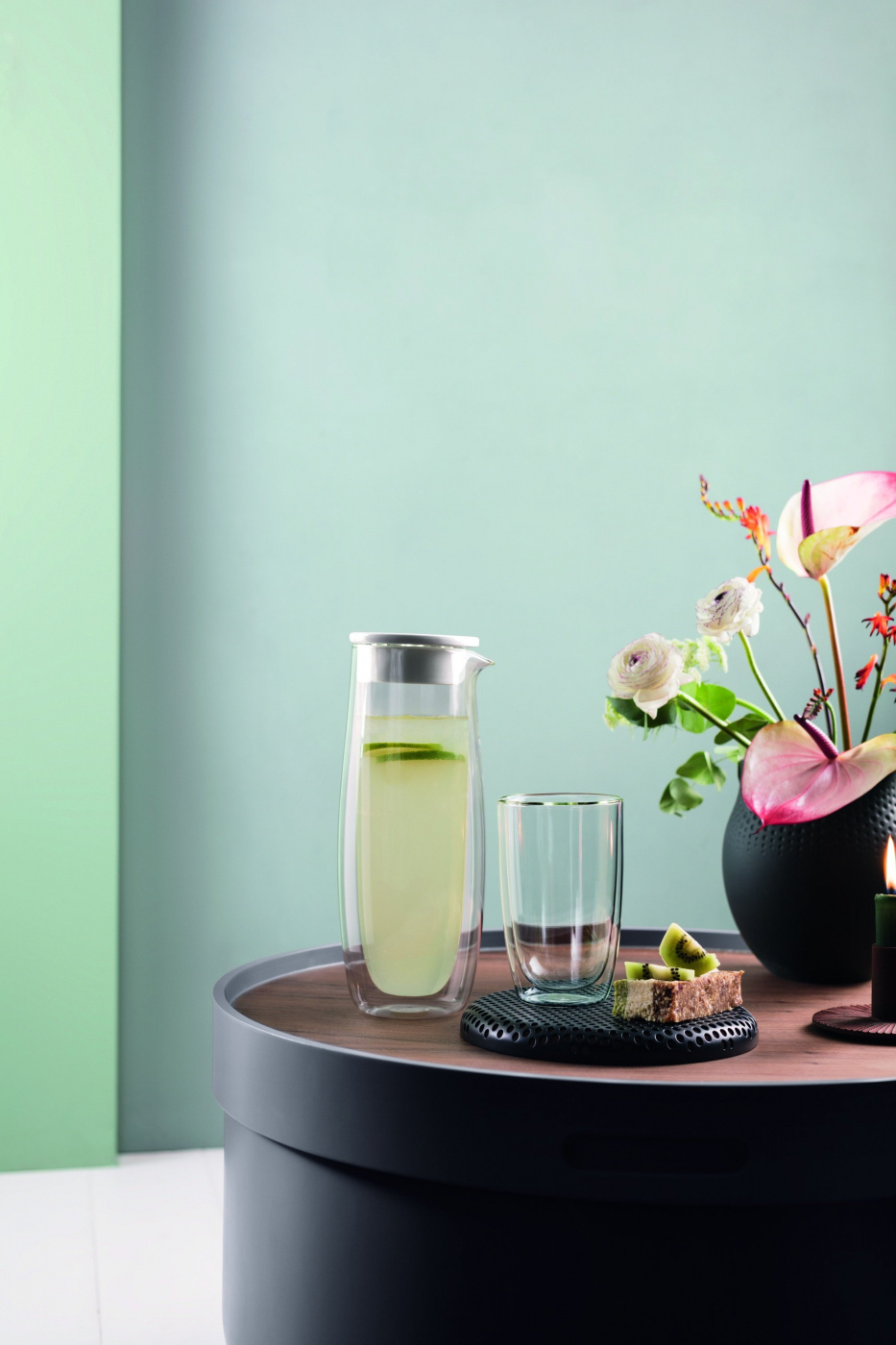 Glaskaraff med porslinslock, Artesano varma drycker, 1000 ml -363168