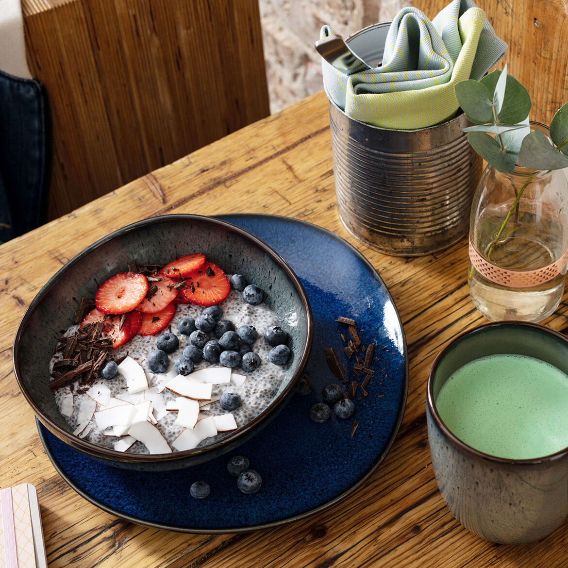 Lave Bleu Frukosttallrik, 23 cm, Villeroy&Boch-373488