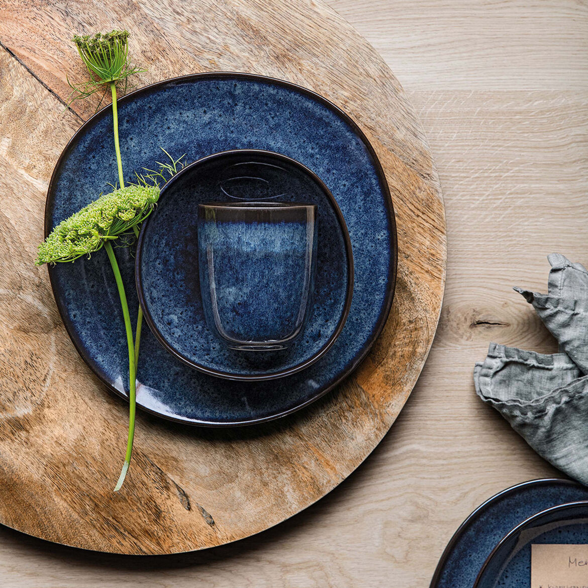 Lave Bleu Frukosttallrik, 23 cm, Villeroy&Boch-373488