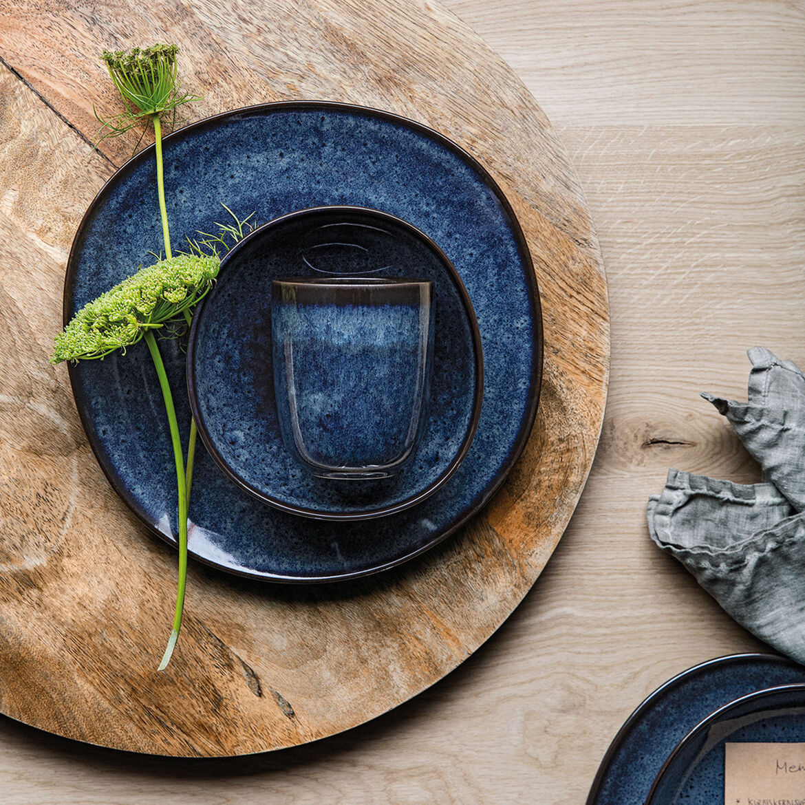 Lave Bleu Tallrik, 28 cm, Villeroy7Boch - 373495