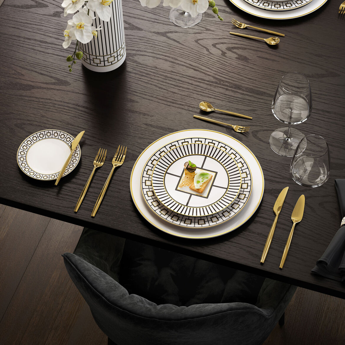 MetroChic Frukosttallrik 2, 22 cm, Villeroy&Boch-376090