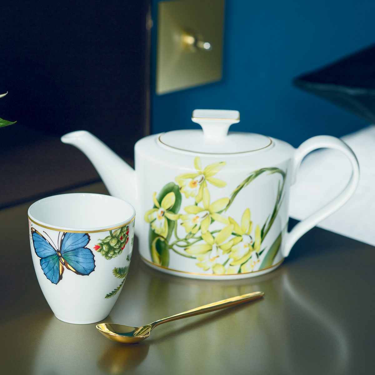 Amazonia liten tekanna med lock, 440 ml, premium benporslin, Villeroy & Boch- 1044800530