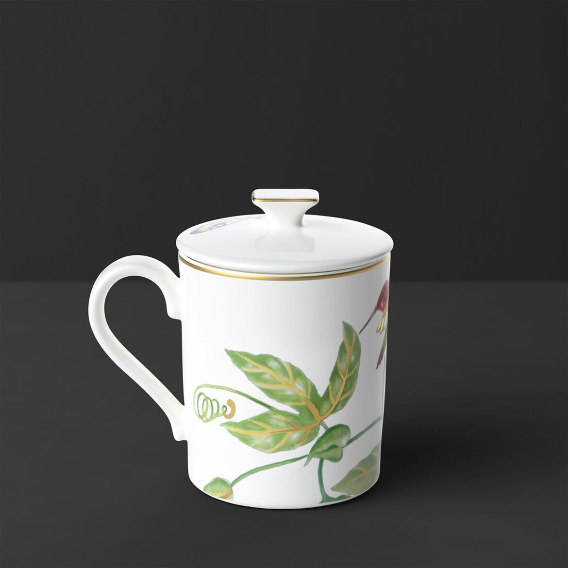 Amazonia mugg med lock, premium benporslin, Villeroy & Boch- 1044804855