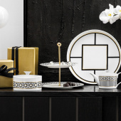 MetroChic, premium porslin tårtställ, med 2 våningar, Villeroy & Boch- 1044837880 MetroChic, premium porslin tårtställ, med 2 våningar, Villeroy & Boch- 1044837880