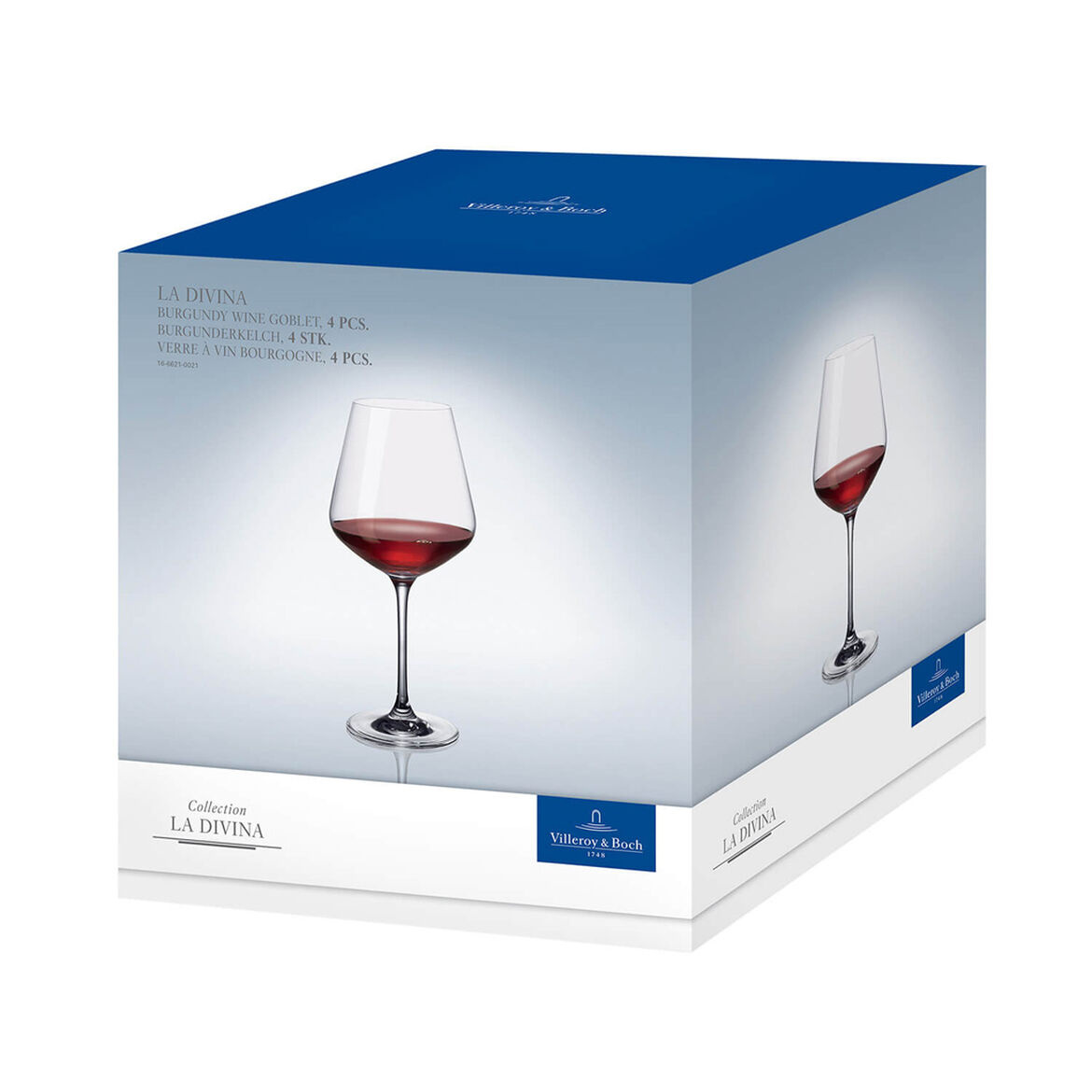 La Divina Burgundy Vinglas 680 ml, 4-pack-389090