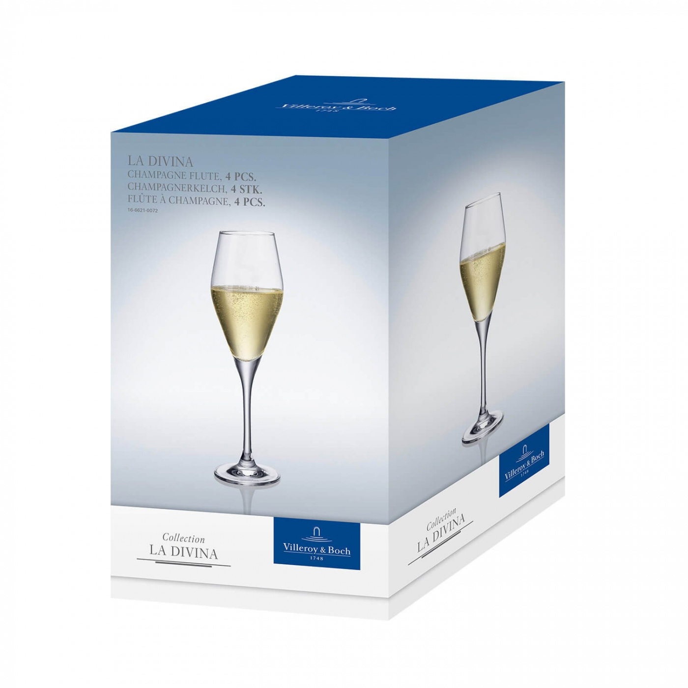 La Divina Champagneglas 260 ml, 4-pack-389113