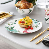 Avarua dessert/frukosttallrik, 22 cm, vit/flerfärgad, 1046552640 Avarua dessert/frukosttallrik, 22 cm, vit/flerfärgad, 1046552640