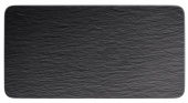 Manufacture Rock Serveringstallrik, Svart 35x18 cm- 394155 Manufacture Rock Serveringstallrik, Svart 35x18 cm- 394155