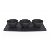 Manufacture Rock Skål Set Svart, Villeroy&Boch - 395060 Manufacture Rock Skål Set Svart, Villeroy&Boch - 395060