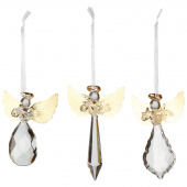Winter Collage Accessoarer Glashängande prydnadsängel, set om 3, Villeroy & Boch -3593910078 Winter Collage Accessoarer Glashängande prydnadsängel, set om 3, Villeroy & Boch -3593910078