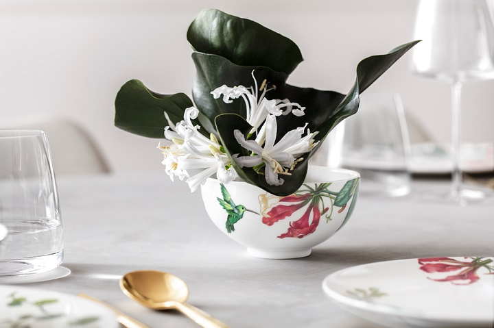 Avarua soppskål, 480 ml, vit/flerfärgad, 1046552535