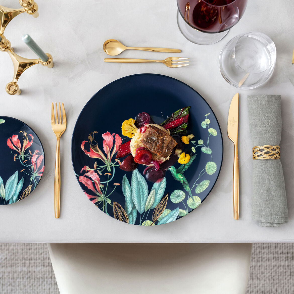 Villeroy&Boch Avarua Middagstallrik: Blå, 27 cm, 1046552621