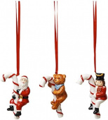 Villeroy & Boch Nostalgiska Ornament polkagrisar, 3 st., porslin, 1483316690 Villeroy & Boch Nostalgiska Ornament polkagrisar, 3 st., porslin, 1483316690