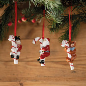 Villeroy & Boch Nostalgiska Ornament polkagrisar, 3 st., porslin, 1483316690 Villeroy & Boch Nostalgiska Ornament polkagrisar, 3 st., porslin, 1483316690