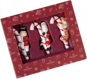 Villeroy & Boch Nostalgiska Ornament polkagrisar, 3 st., porslin, 1483316690 Villeroy & Boch Nostalgiska Ornament polkagrisar, 3 st., porslin, 1483316690