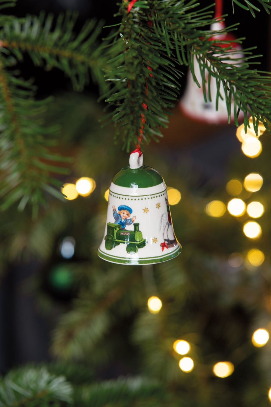 My Christmas Tree, bell, 5,5 x 5,5 x 6,5 cm, porslin, grön, Villeroy&Boch-410572