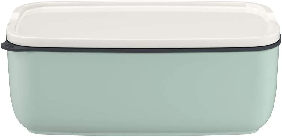 ToGo & ToStay - Rektangulär matlåda, 20 x 13 x 7,5 cm, premiumporslin, mintgrön, Villeroy & Boch-413375