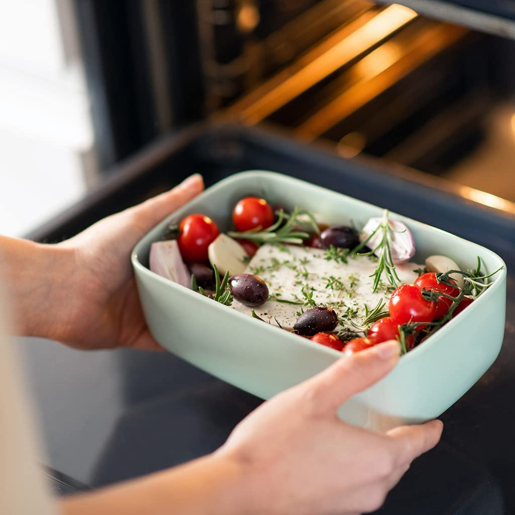 ToGo & ToStay - Rektangulär matlåda, 20 x 13 x 7,5 cm, premiumporslin, mintgrön, Villeroy & Boch-413375