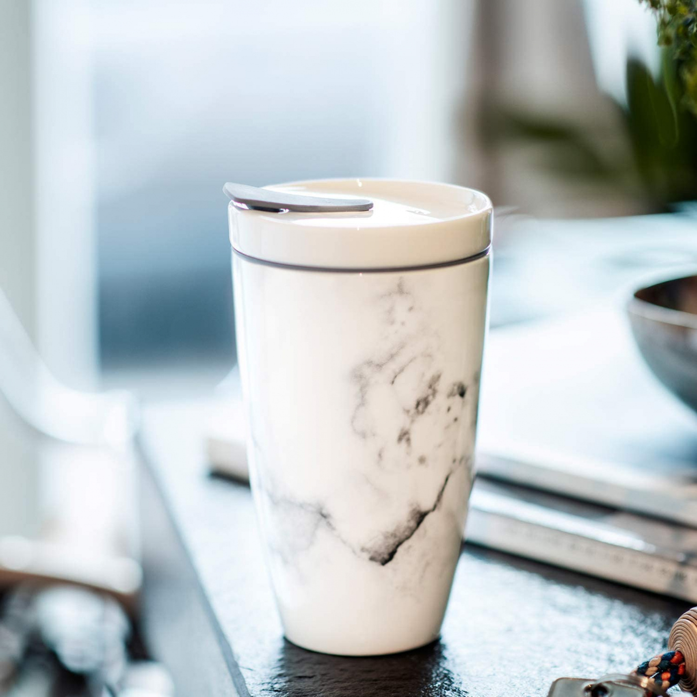 Villeroy & Boch Coffee to Go mugg, Marmor -GK 0,35 l, 1048689360