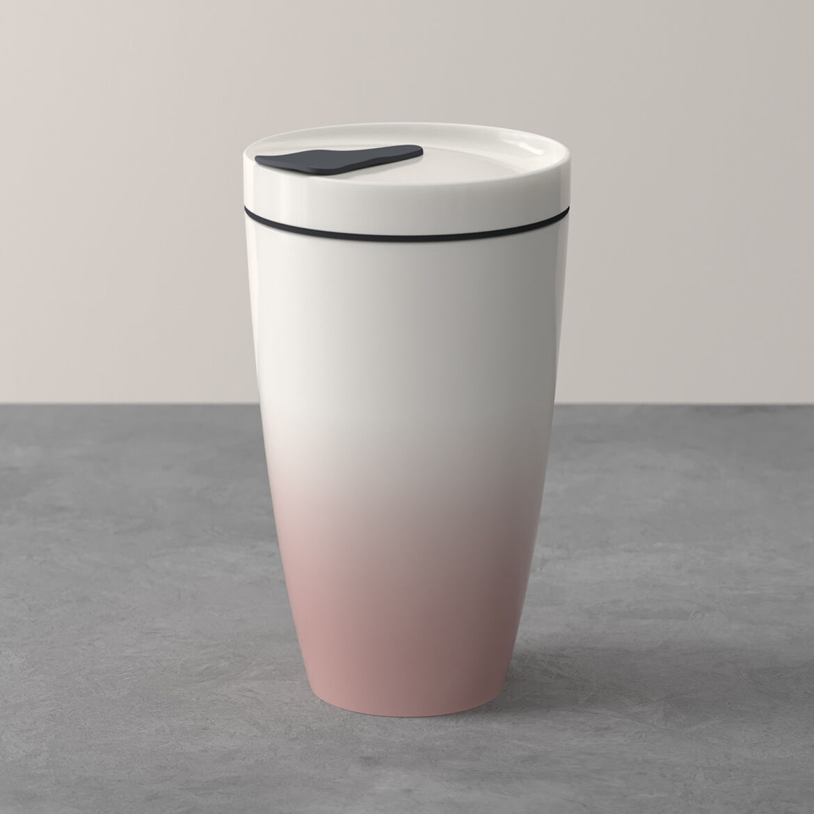 Coffee To Go Mugg Puder -GK, 350 ml, Villeroy and Boch - 1048689353