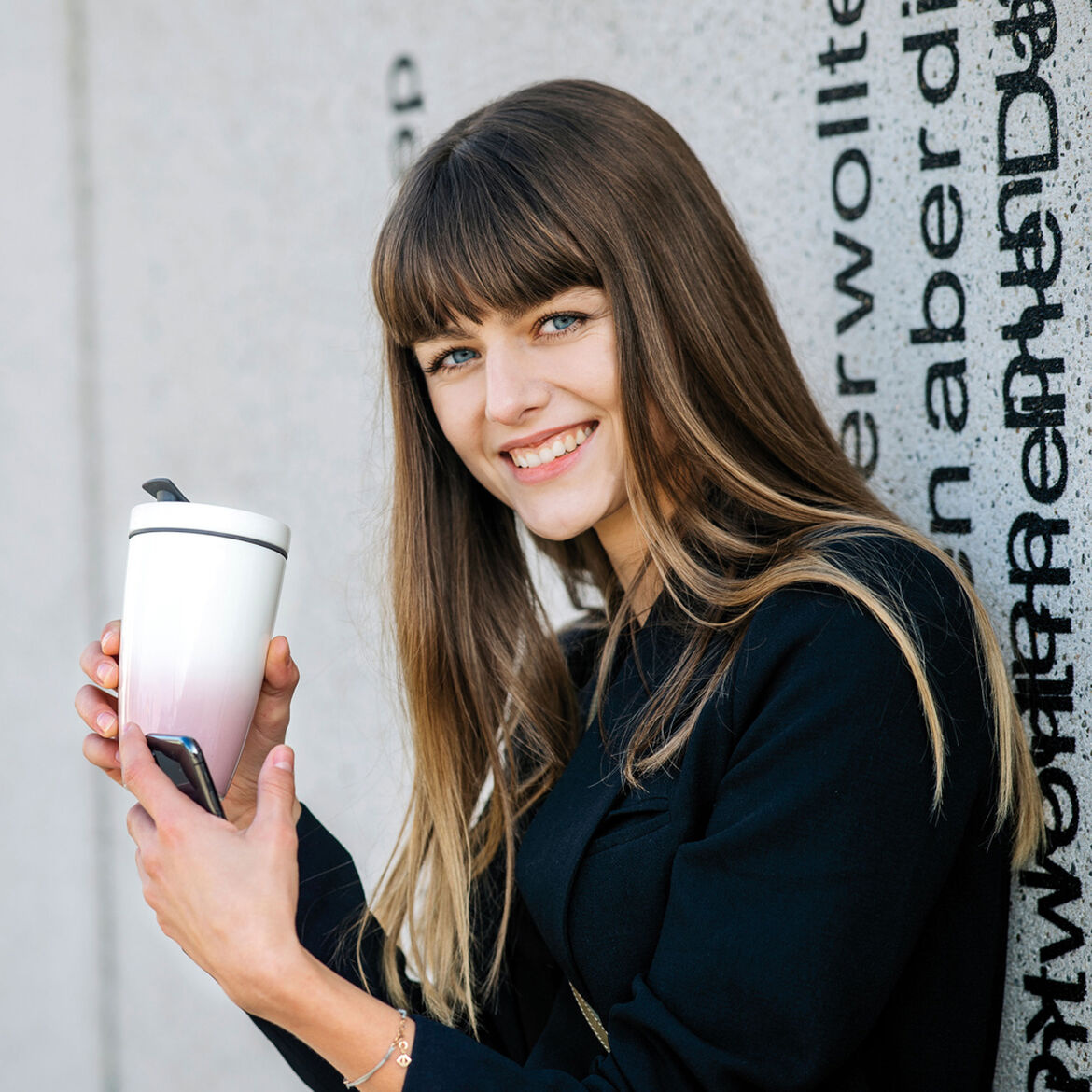 Coffee To Go Mugg Puder -GK, 350 ml, Villeroy and Boch - 1048689353