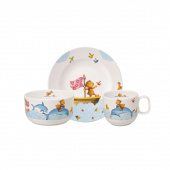 Barnset Happy as a Bear 3 delar, premium porslin, Villeroy & Boch - 418288 Barnset Happy as a Bear 3 delar, premium porslin, Villeroy & Boch - 418288