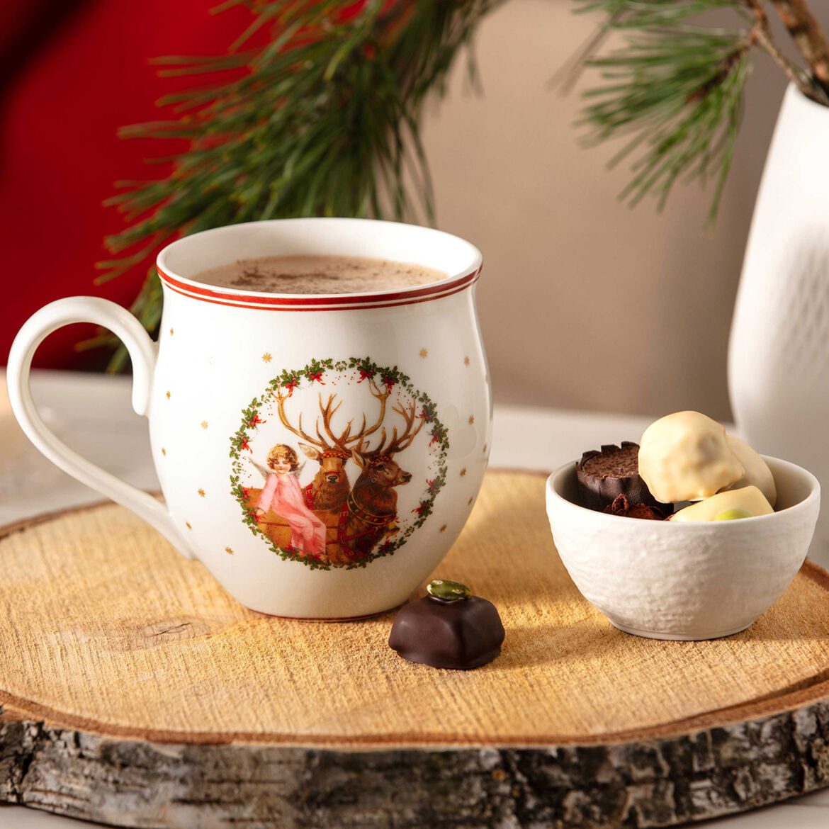 Toy's delight mugg, tomte och ängel - Villeroy&Boch-1485859651