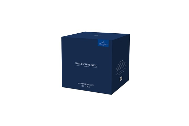 Villeroy and Boch Manufacture Rock servisset 20 stycken, 1042397335