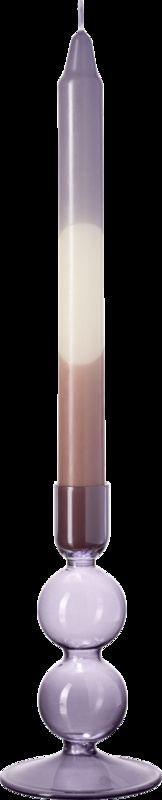 Like Home, Taper candle dip dye lavendel, druva, 2st, 1953037894