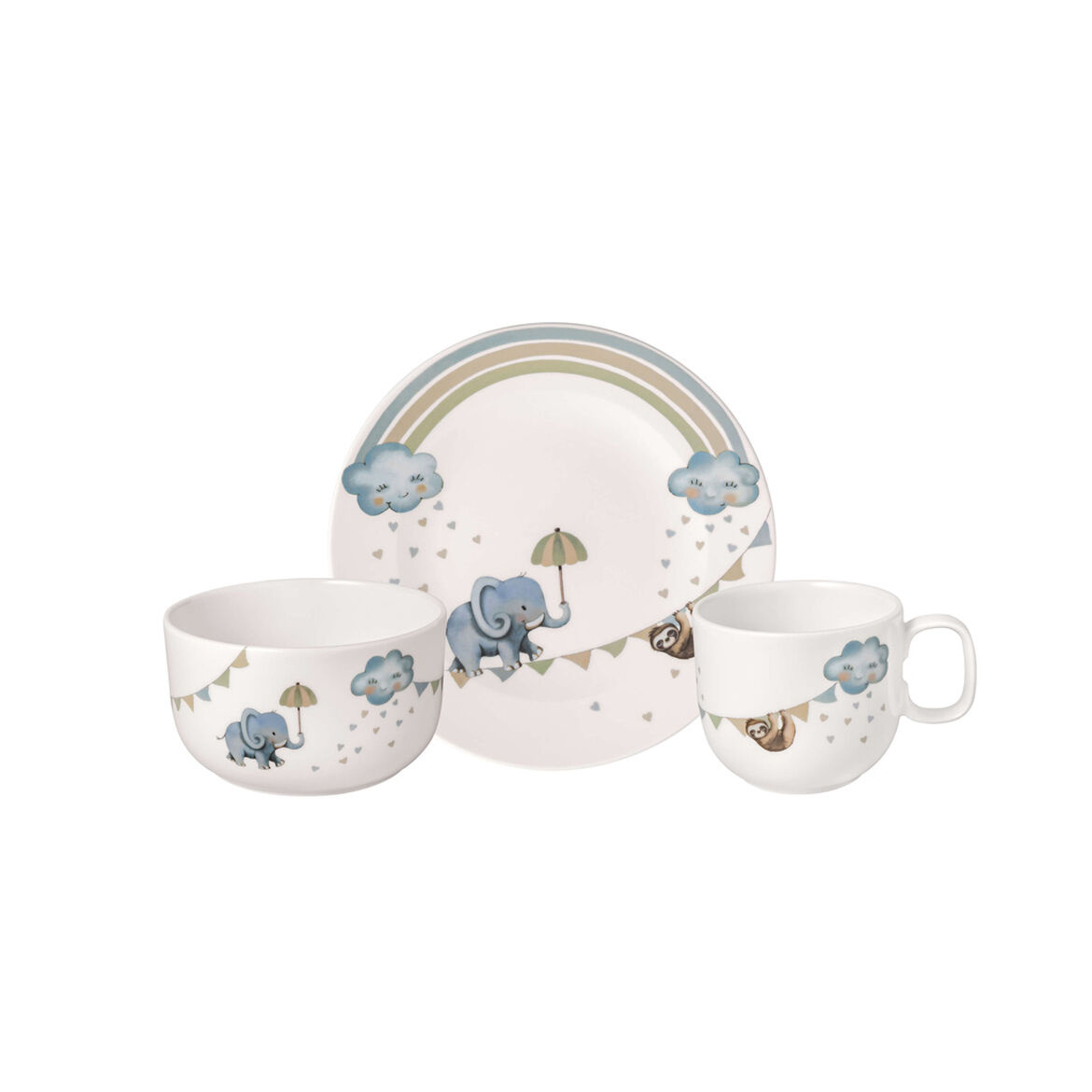 Walk like an Elephant Barnporslin set 3 st. Villeroy och Boch - 1486748427