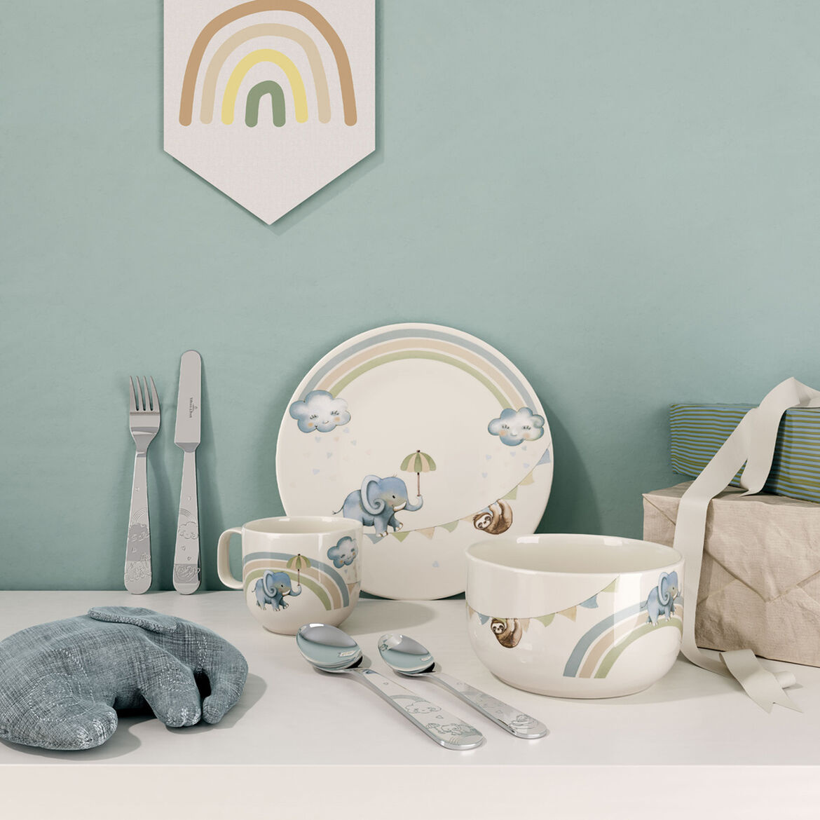 Walk like an Elephant Barnporslin set 7 st. Villeroy och Boch - 1486748435