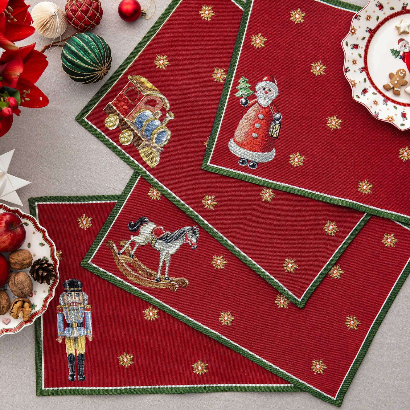 Villeroy&Boch Toy's Delight Anniversary Set – Gobelängunderlägg, 4 st., 480 x 320 x 2 mm, 1485856119