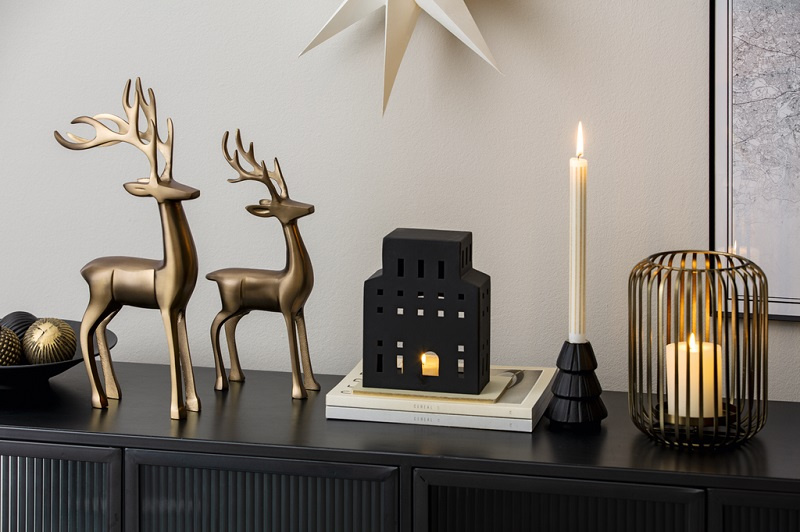 Villeroy och Boch Christmas Chic Hurricane-lampa guld 180 x 180 x 225 mm-1486777424