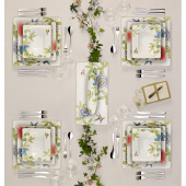 Villeroy&Boch Amazonia Gourmet tallrik 309 mm, premium benporslin, flerfärgad, 1035142681 Villeroy&Boch Amazonia Gourmet tallrik 309 mm, premium benporslin, flerfärgad, 1035142681